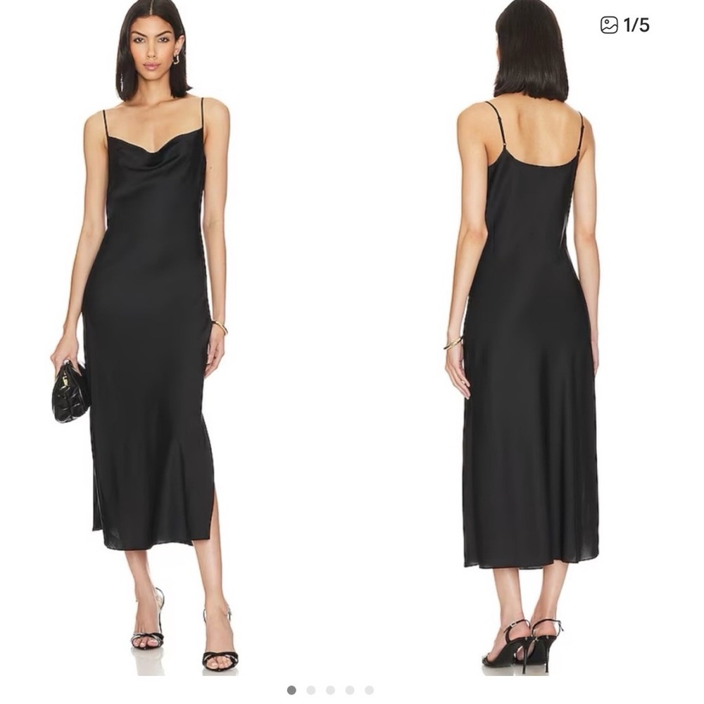 NWT All Saints Hadley Slip Midi Dress
